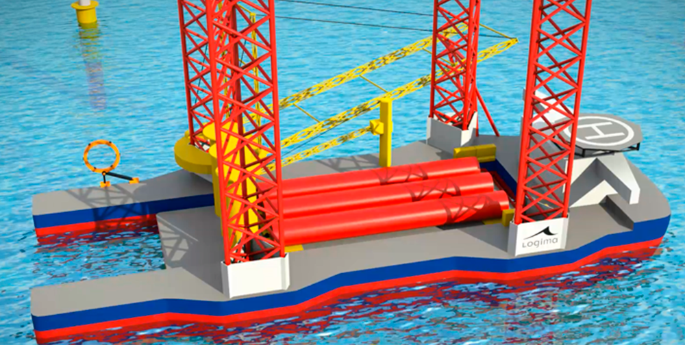 LOGIMA is dedicated to find new solutions for installation and servicing of offshore wind farms